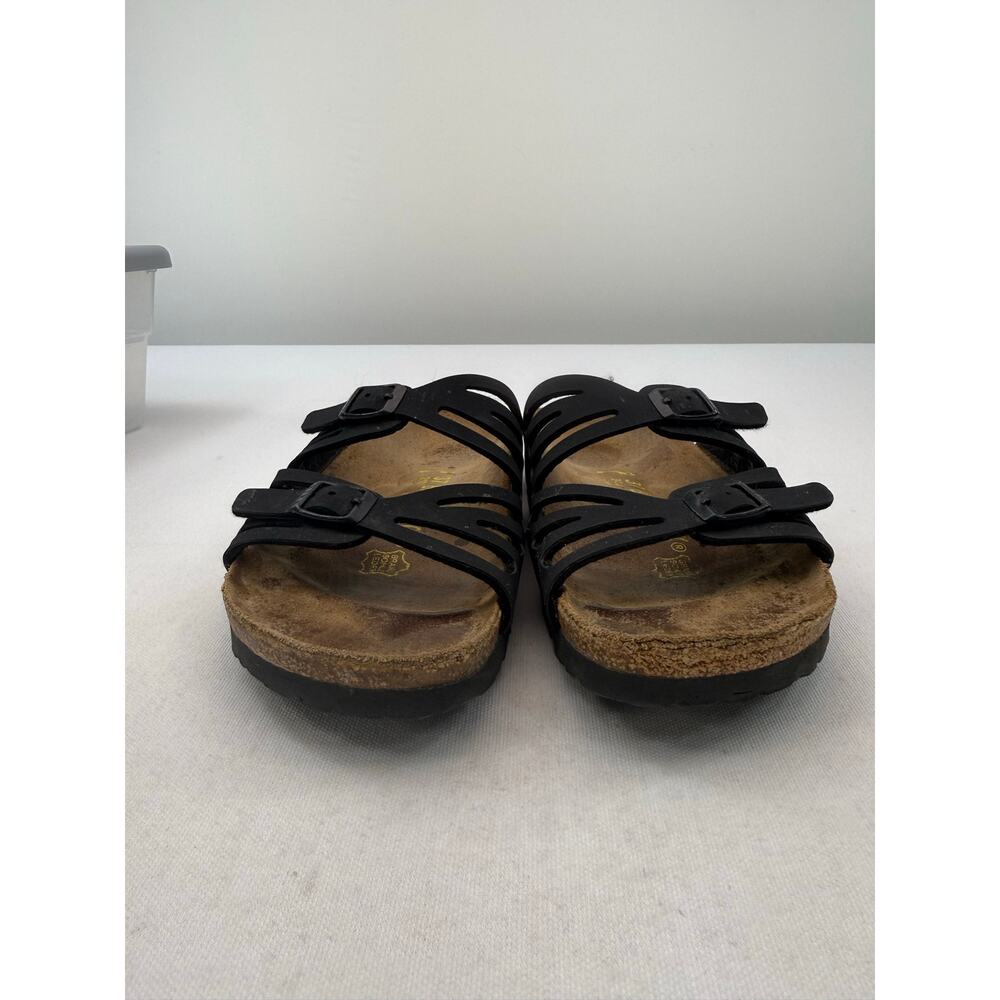Birkenstock Granada Black Sandals Size 37 Wide - Picture 2 of 9